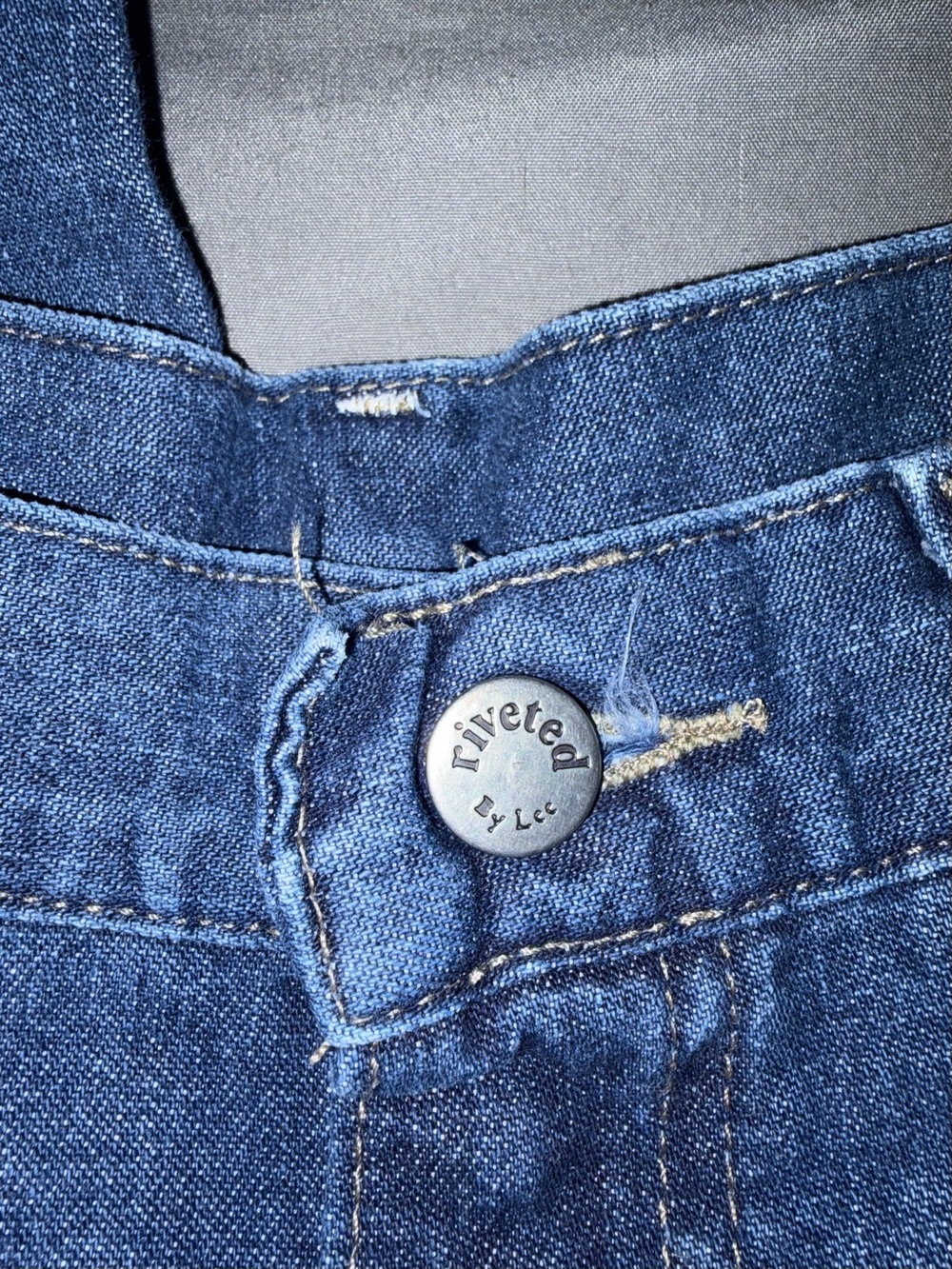 Lee High-Rise Jeans in Dark Blue Denim